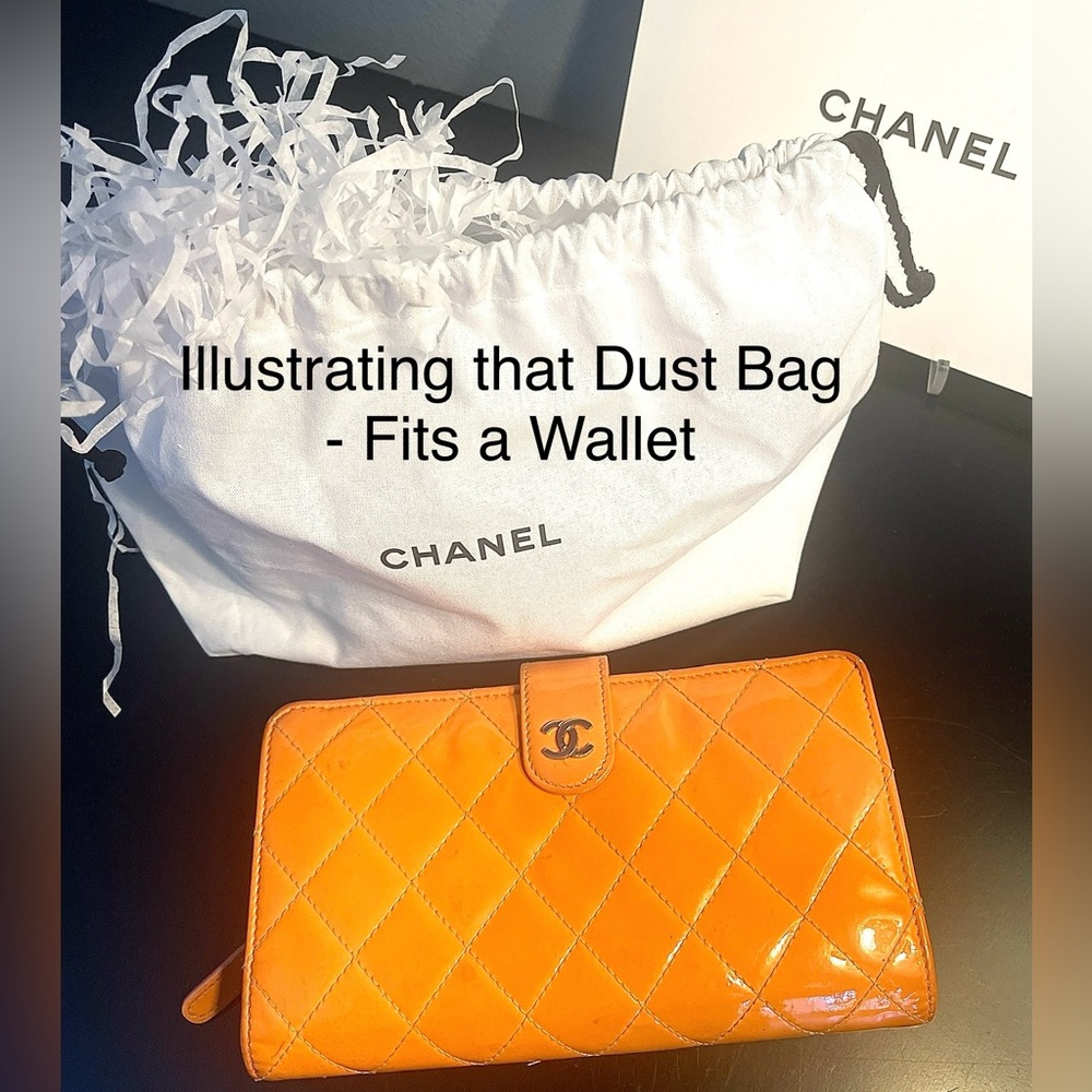 Chanel Dust Bag Fits Wallet New - Picture 2 of 11
